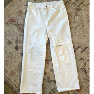 OLD NAVY Sky-Hi Wide Leg Ultra High Rise Jeans Size 14 Casual Streetwear Classic